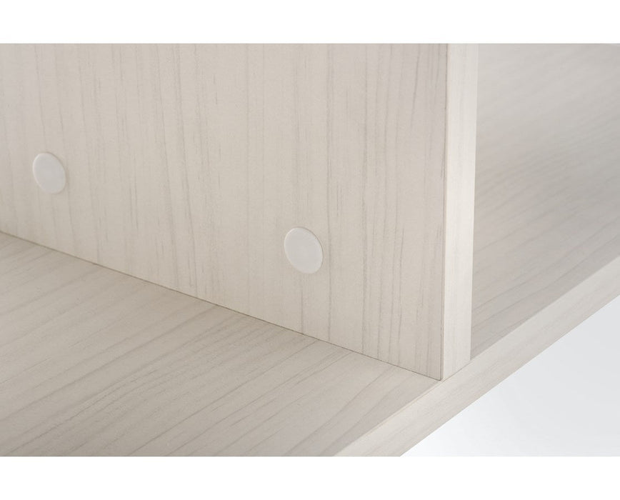 Asymmetrical Wall Mounted Media Shelving Unit