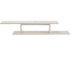 Wall Mounted Media and Entertainment Center Shelving Unit, White