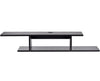 Asymmetrical Wall Mounted Media Shelving Unit