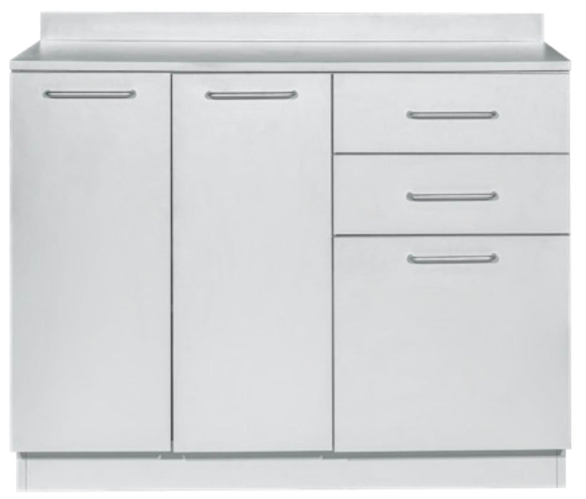 42"W Base Cabinet. 3 Doors & 2 Drawers [Ships Assembled]