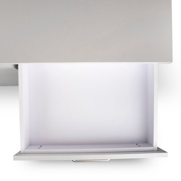 36"W Base Cabinet. 1 Door & 3-Drawers (Sink & Side Desk Option)