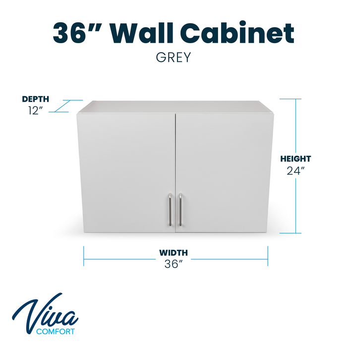 36"W Wall Cabinet w/ 2-Doors