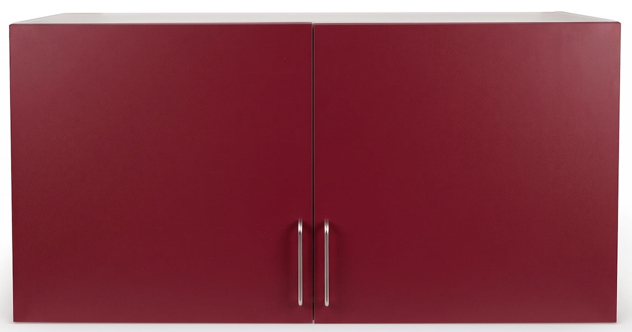 48"W Wall Cabinet w/ 2-Doors [Interchangeable Grey & Claret Doors]