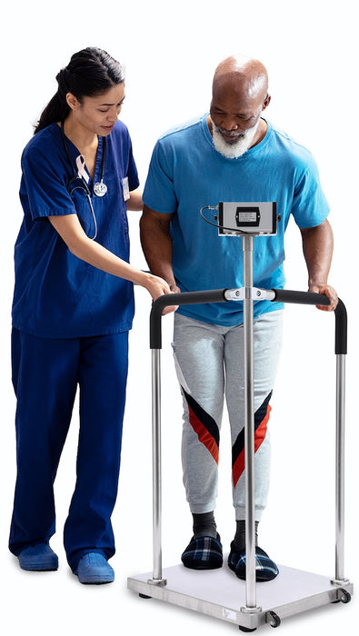 Digital Handrail Scale. 660 lbs Capacity Bariatric