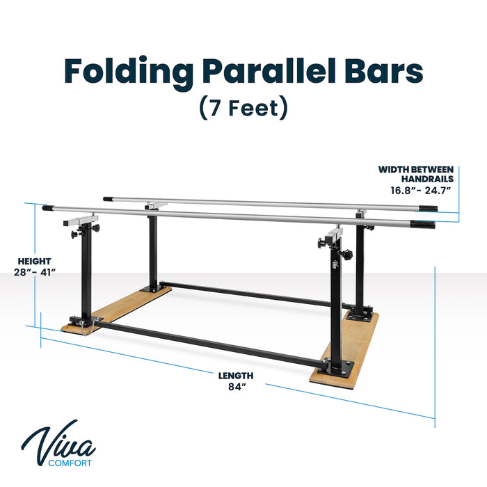 Folding Parallel Bars (7 feet)