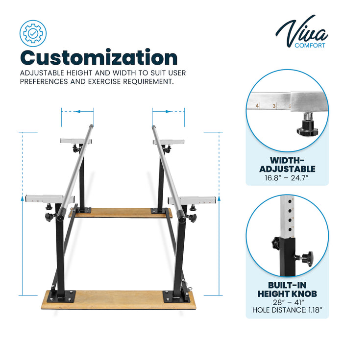 Folding Parallel Bars (7 feet)