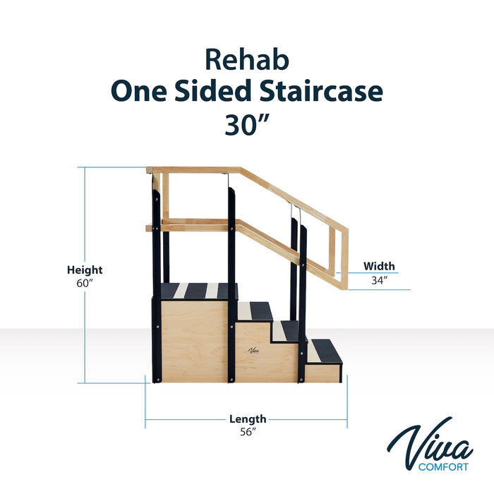 One-Sided Rehab Staircase