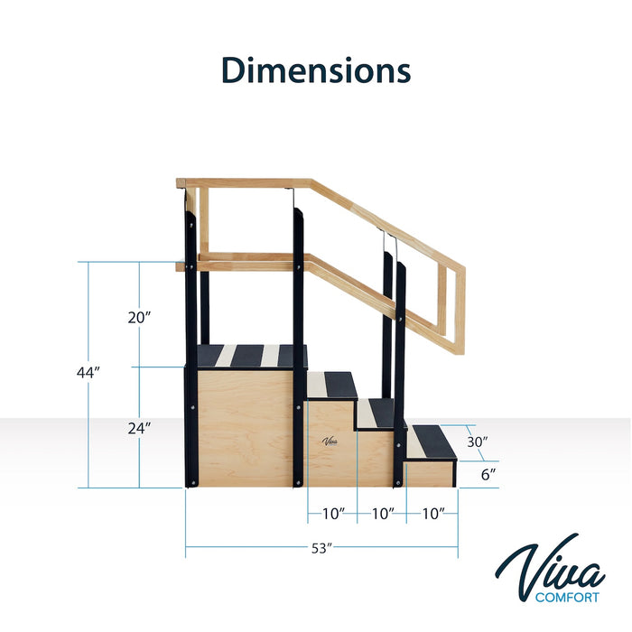 One-Sided Rehab Staircase