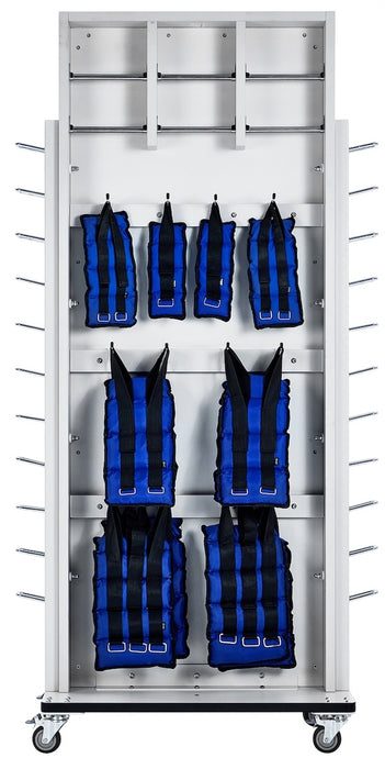 Mobile Weight Rack with Mirror