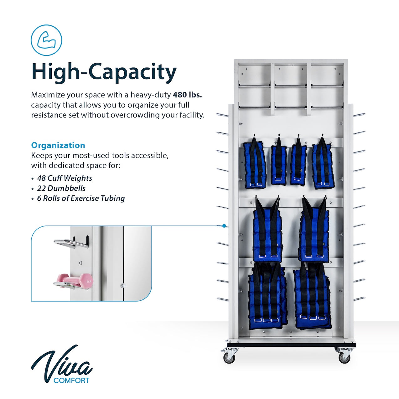 Viva Comfort Weight Rack w/ Mirror - Physical Therapy. Save at ...