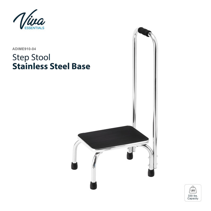 Stainless Steel Step Stool (Handrail Option)