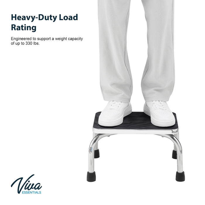 Stainless Steel Step Stool (Handrail Option)