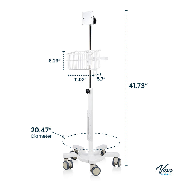 Mobile Stand for Welch Allyn 4400 Vital Signs Monitor