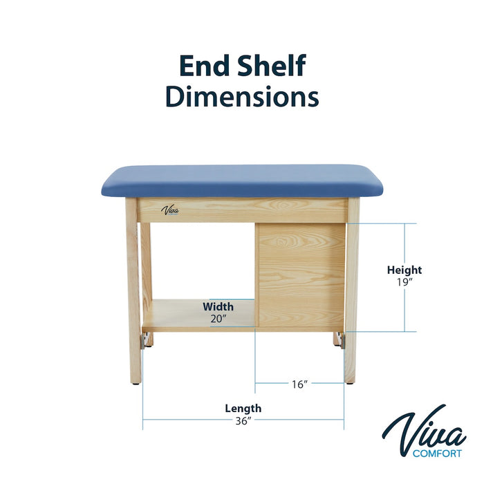 Axis Sports Taping Treatment Table w/ End Shelf