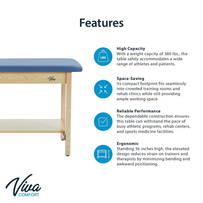 Axis Sports Taping Treatment Table w/ Shelf