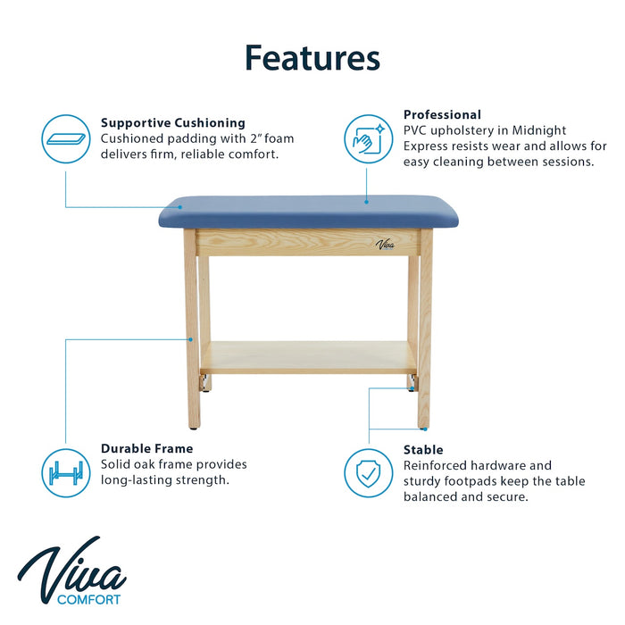 Axis Sports Taping Treatment Table w/ Shelf