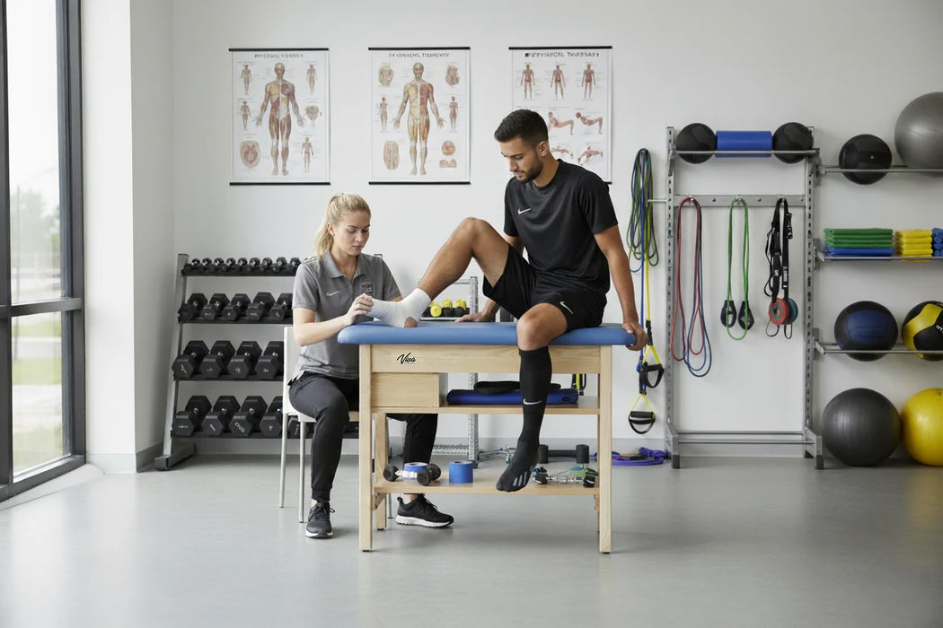 Axis Sports Taping Treatment Table w/ Top Shelf