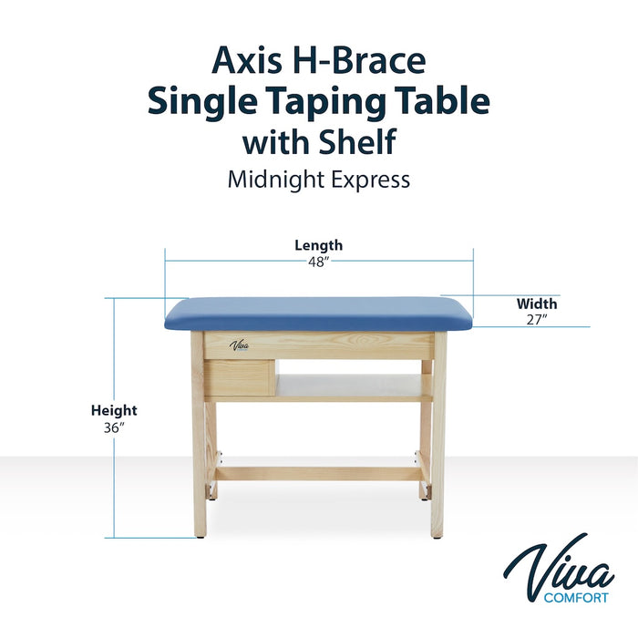 Axis Sports Taping Treatment Table w/ Top Shelf