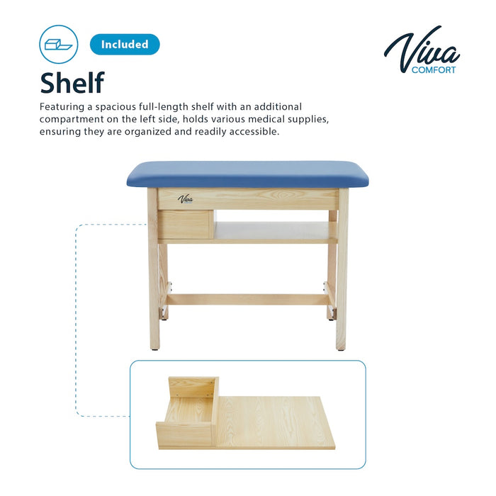 Axis Sports Taping Treatment Table w/ Top Shelf