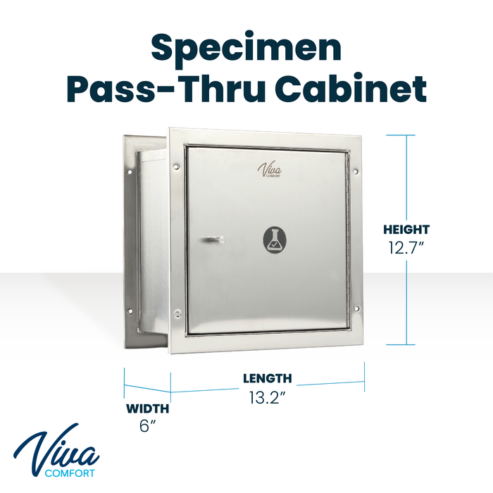 Recessed Specimen Pass-Thru Cabinet