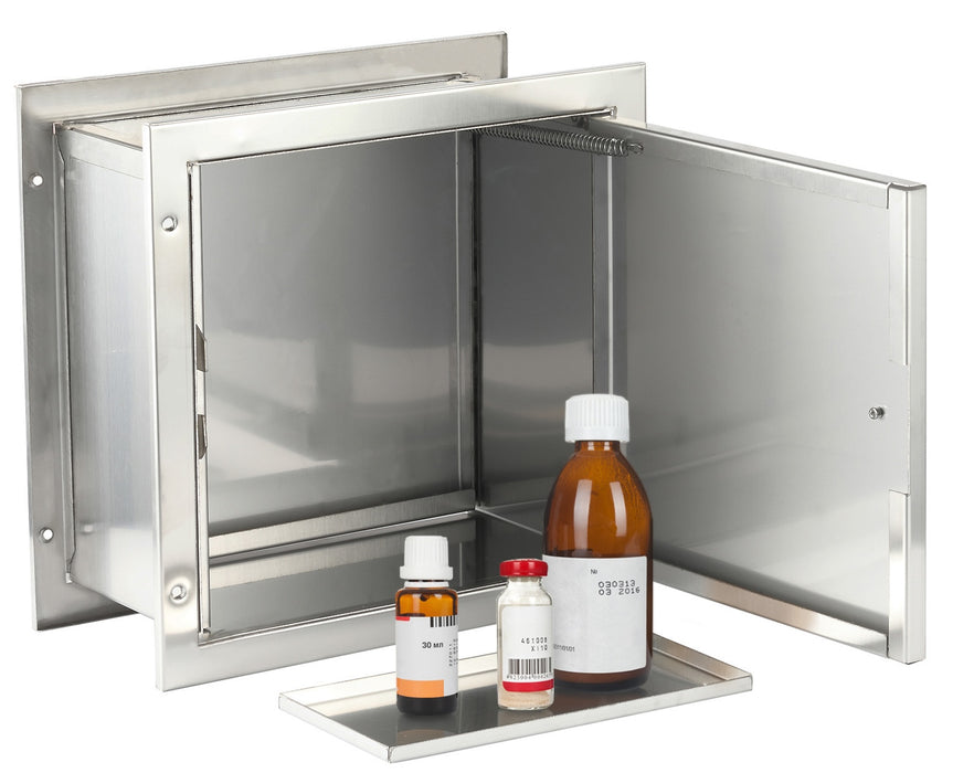 Recessed Specimen Pass-Thru Cabinet