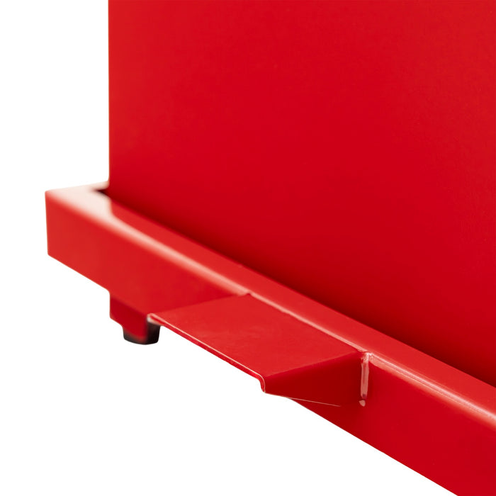 13 Gal. Steel Step-On Biohazard Waste Can