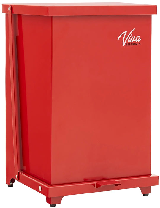 13 Gal. Steel Step-On Biohazard Waste Can