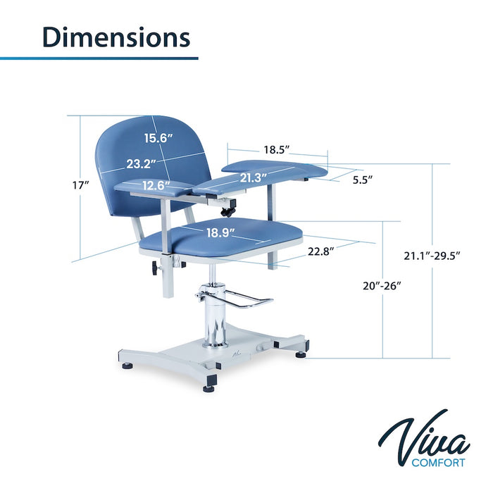Hi-Lo Blood Drawing Chair [Drawer Option]