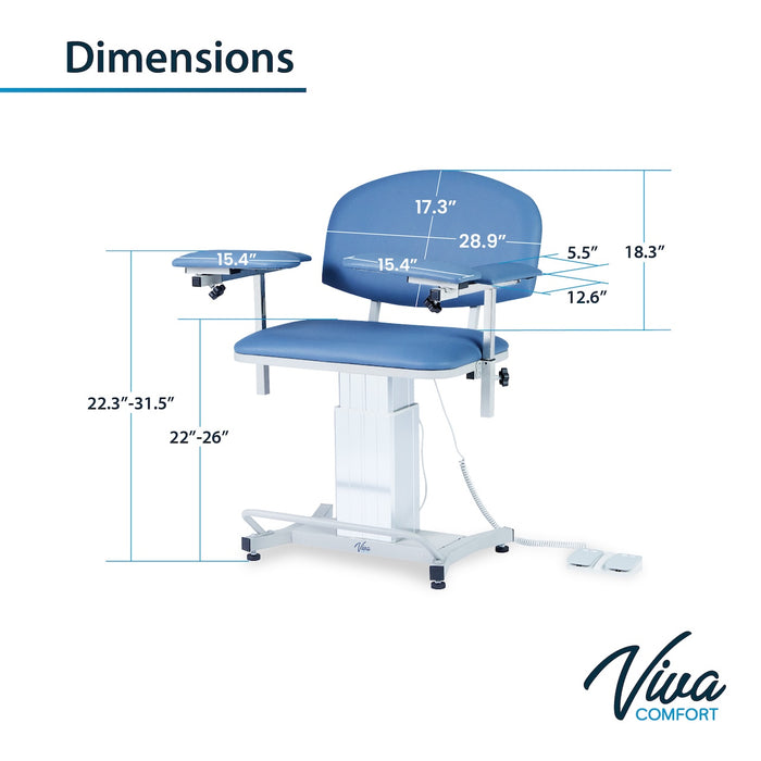 Power Hi-Lo Blood Drawing Chair