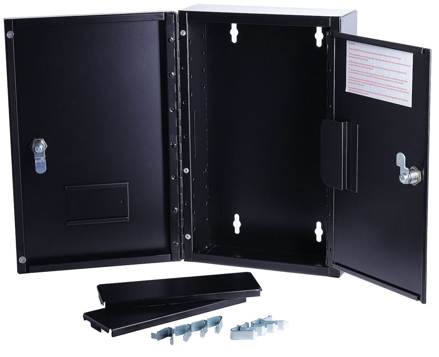 Double Door Narcotics Cabinet, Dual Lock (14.5"H x 9.5"W)
