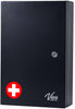 Double Door Narcotics Cabinet, Dual Lock. Black (14.5