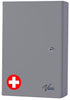Double Door Narcotics Cabinet, Dual Lock. Gray (14.5