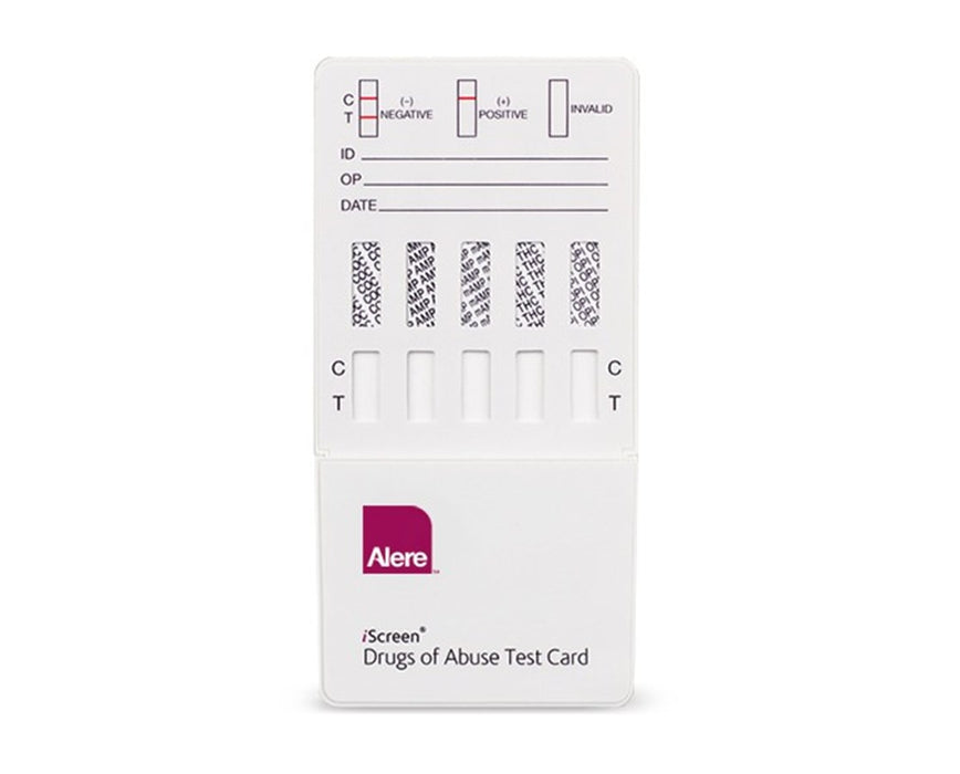 Iscreen Dip Card - 12 Drug Tests - 25/bx