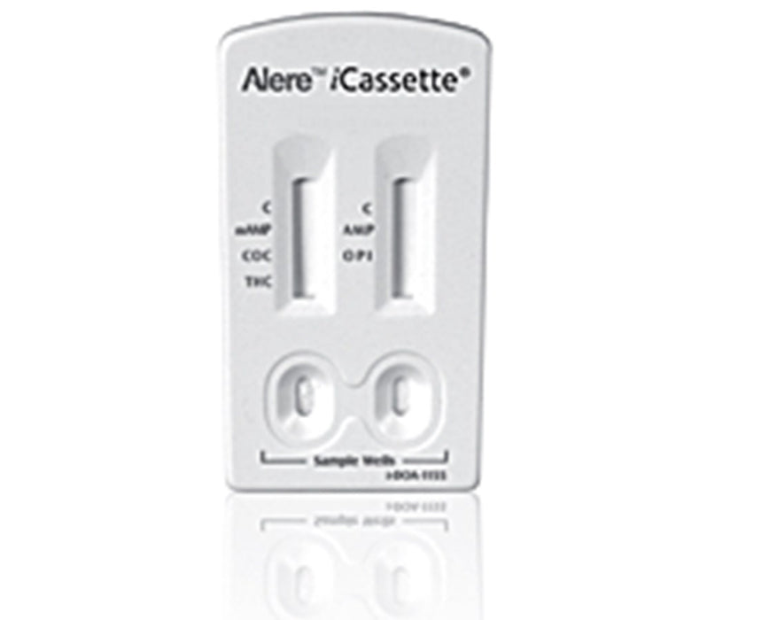iCassette Drug Screen, 5 Test Cassette, Cocaine, Marijuana, Opiate, Amphetamine, Methamphetamine (25 tests/box)