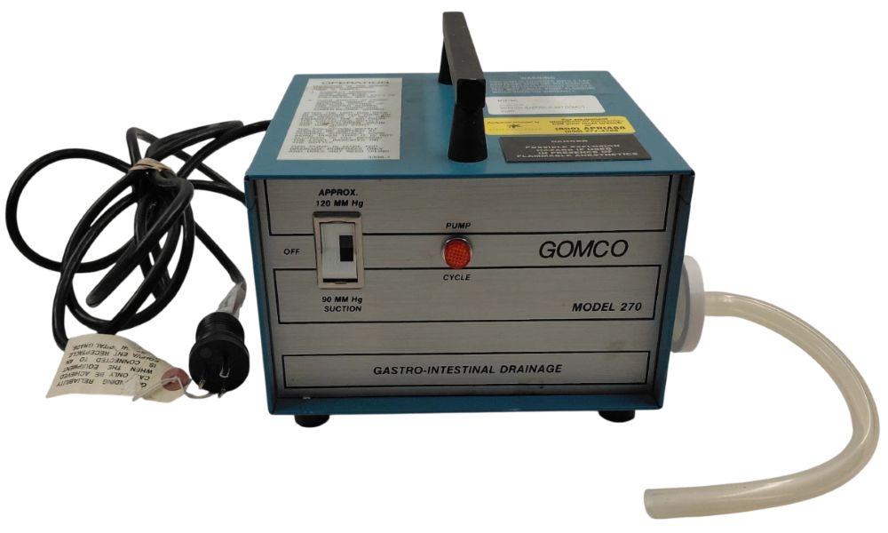 Allied Gomco 270 Tabletop Gastric Drainage Aspirator. Save at