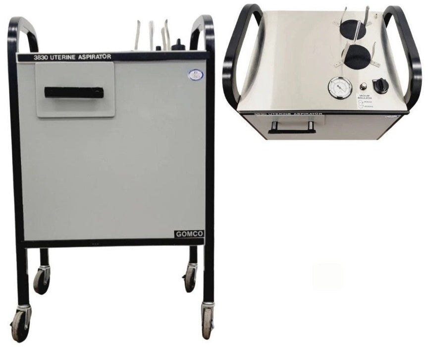 Gomco 3830 Cart-Mounted Mobile Uterine Aspirator