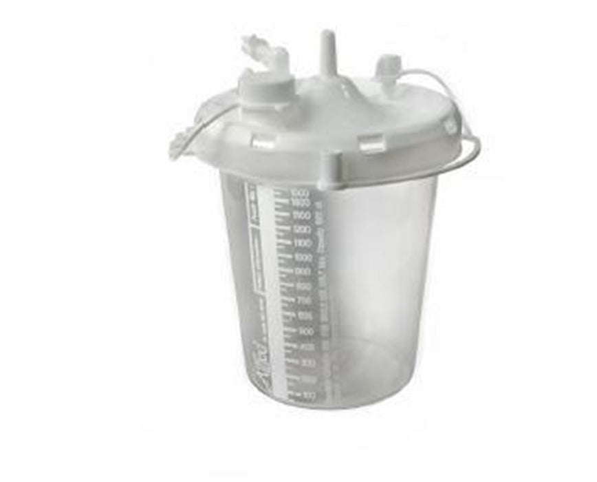 Disposable Collection Canisters w/ DISS Inlet & 72" L Tubing - 1500 mL, 42/Cs