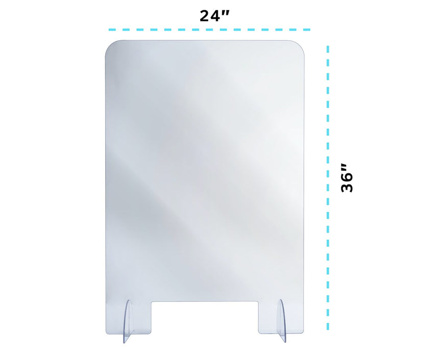 Acrylic Table Top Protective Sneeze Shield