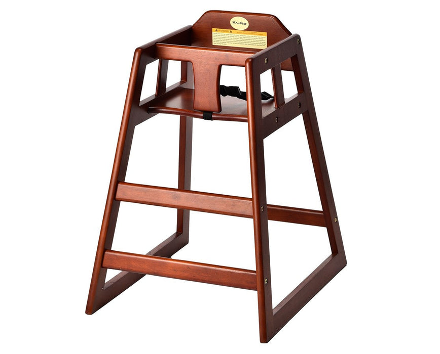 Baby High Chair Mahogany