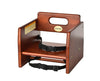 Wooden Child Booster Chair Mahogany