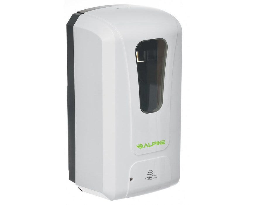 Automatic Hands-Free Soap & Hand Sanitizer Dispenser, Liquid/Gel - White