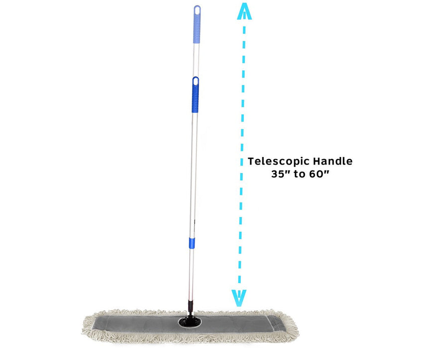 Cotton Floor Dust/Dry Mop Set