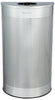 12-Gallon Stainless Steel Waste Can, Perforated. Half Circle