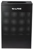 13-Gallon Stainless Steel Waste Can, Perforated. Rectangular [Black Finish]