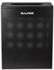 23-Gallon Stainless Steel Waste Can, Perforated. Rectangular [Black Finish]