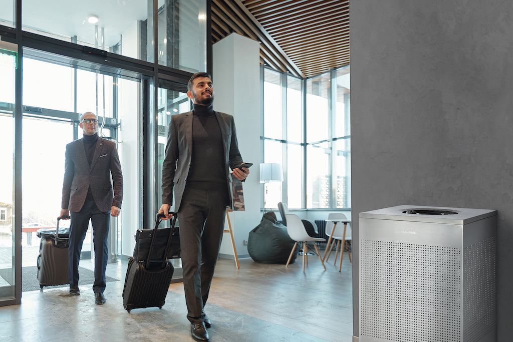 40-Gallon Stainless Steel Waste Can, Perforated. Square