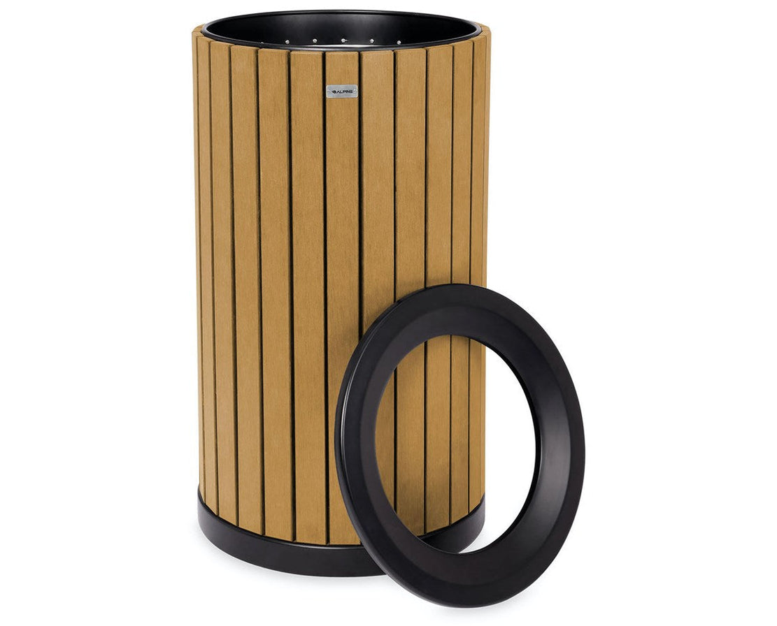 Alpine 32-Gallon Outdoor Trash Can. Save at Tigermedical — Tiger Medical