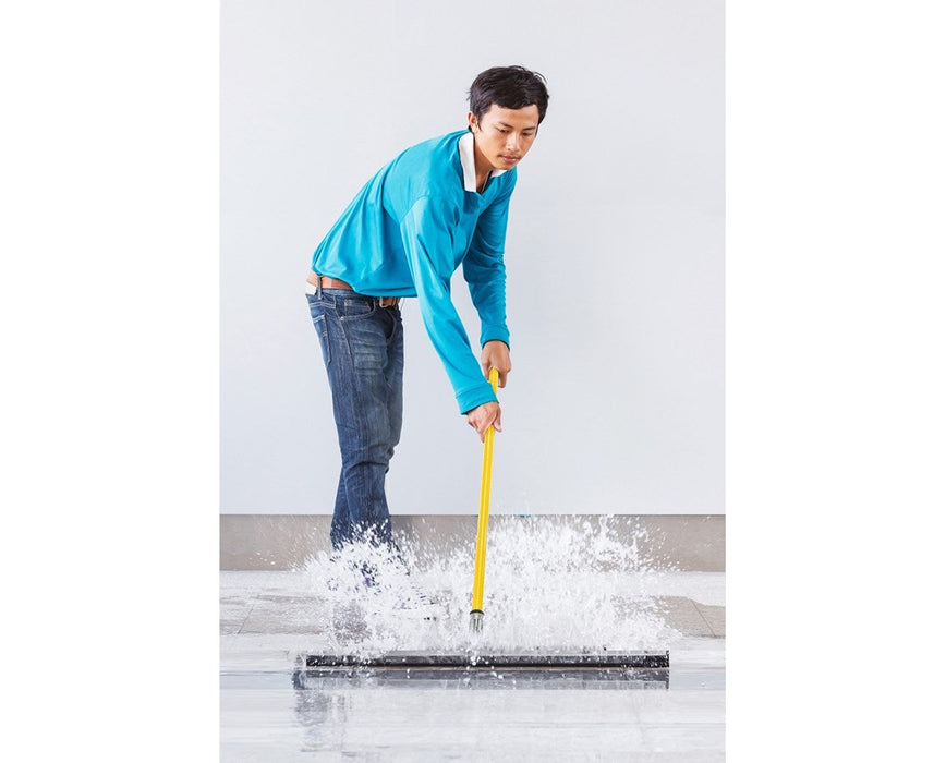 Heavy-Duty Dual Moss Floor Squeegee w/ Handle