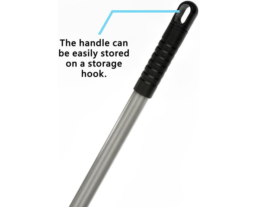 Jaw Fiberglass Mop Handle, 55", Gray