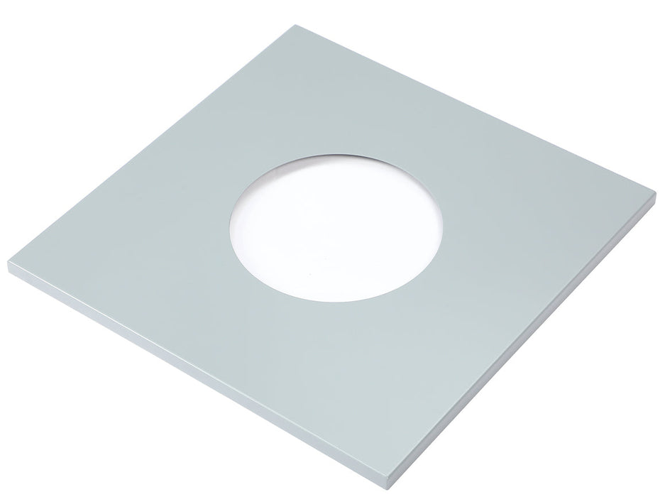 Lid for 29-Gallon Square Recycling Can. Circle Opening